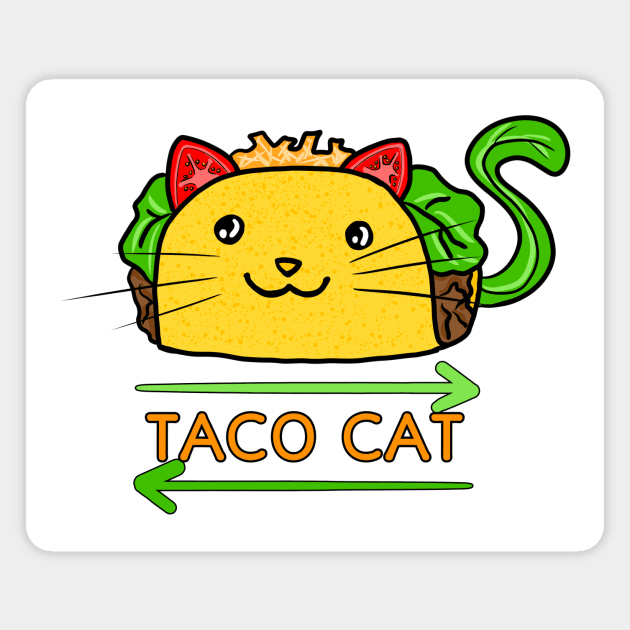 Taco Cat Backwards is Taco Cat Magnet by OceanicBrouhaha